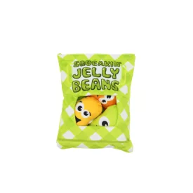   UNIQ PETS plüss kutyajáték – zsinóros, babformájú elemekkel és sípolóval 15x20 cm (UDT0241-D)