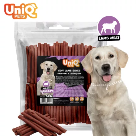 UNIQ PETS KUTYASNACK Puha Bárányhúsos rudacskák 500g (UDS0040)