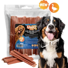   UNIQ PETS KUTYASNACK Kacsa és Körterudacskák 500g (UDS0124)
