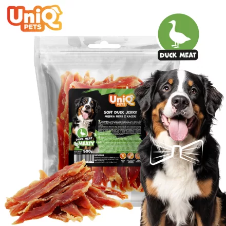 UNIQ PETS KUTYASNACK Kacsamell szeletek 500g (UDS0089)