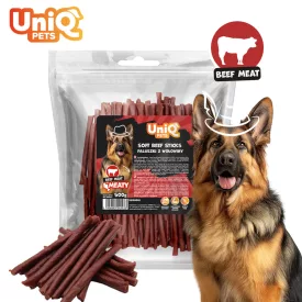   UNIQ PETS KUTYASNACK Puha Marhahús Rudacskák 500g (UDS0041)