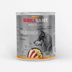 Brilliant Wolfland Premium 800g Kutyakonzerv Vadkacsa