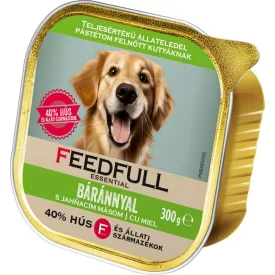 Feedfull Essential Alutálcás Kutyaeledel Bárány 300g