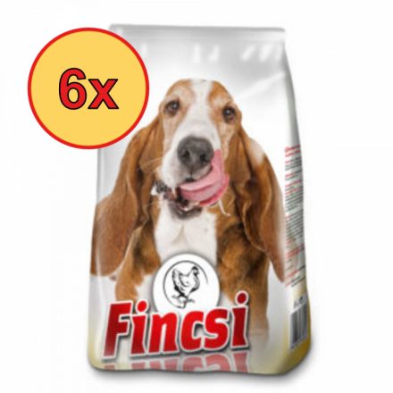 6x Fincsi 3kg kutyatáp Baromfi ízesítésű
