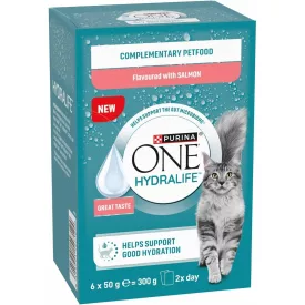 Purina One Hydralife Cat Liquid Lazac 6x50g
