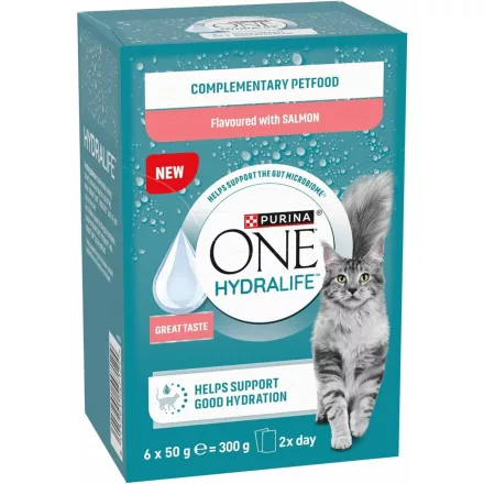 Purina One Hydralife Cat Liquid Lazac 6x50g