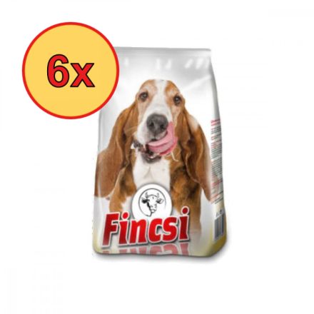 6x Fincsi 3kg kutyatáp Marha ízesítésű
