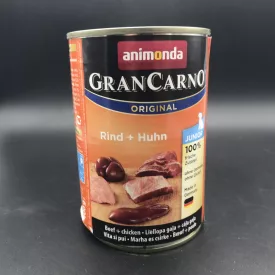 6x GranCarno 400g Junior Csirke + Marha