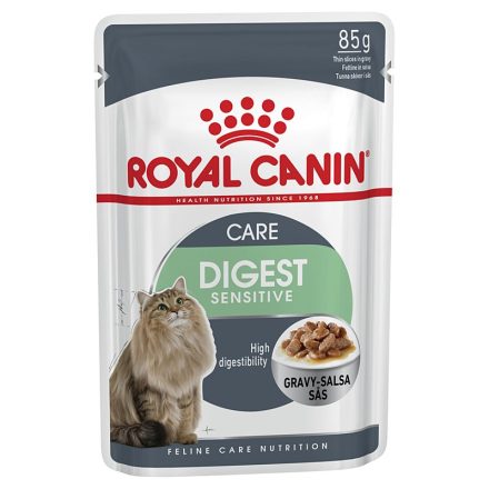 ROYAL CANIN DIGESTIVE CARE - szószos nedves táp érzékeny emészétsű felnőtt macskák részére  (12*85g)