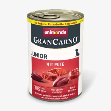6x GranCarno 400g Junior Pulyka