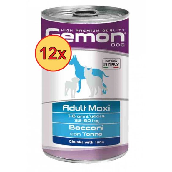 12x Gemon Dog Maxi Hal 1250g