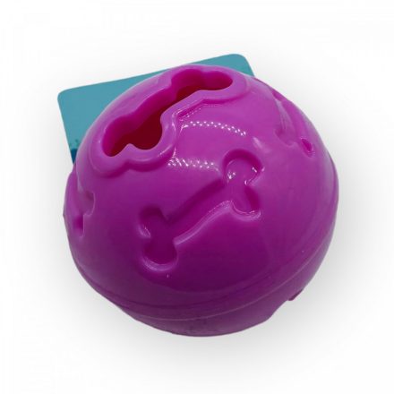 Jutalomfalattal tölthető labda - 7cm - rózsaszín