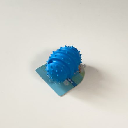 Gumi játék gránát alakú, tüskés 7cm - KÉK