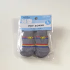 Kisállat zokni, különböző mintákkal, csúszásgátlóval - 3,5cm x 9cm