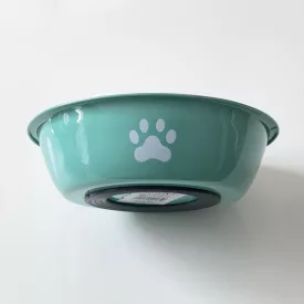   Itatótál / Etetőtál csúszásgátlóval -  fém, MENTA 14cm/400ml