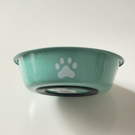Itatótál / Etetőtál csúszásgátlóval -  fém, MENTA 18cm/700ml
