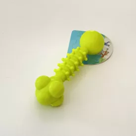 Gumibuzogány, csörög 15cm - ZÖLD
