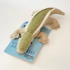 Textil aligátor kutyajáték 30cm különböző színekben