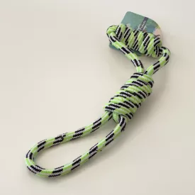 Húzós rágókötél 33cm - zöld