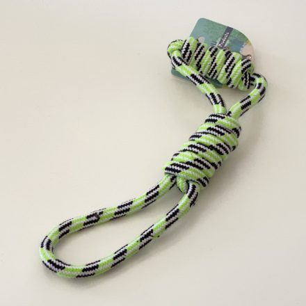 Húzós rágókötél 33cm - zöld
