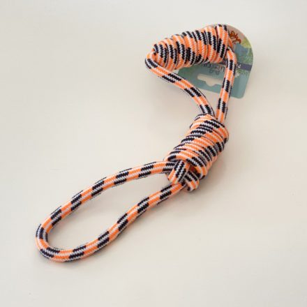 Húzós rágókötél 33cm - narancs