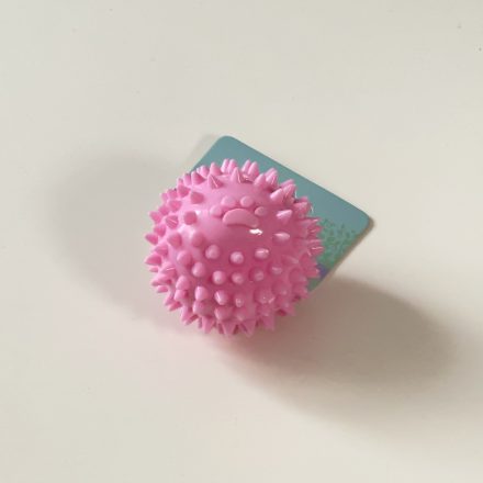 Tüskés gumilabda 5cm - rózsaszín