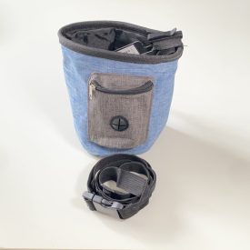 Jutalomfalattartó dupla zsebbel 18x10cm - kék