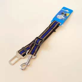 Állítható kisállat biztonsági öv 2,5cm - kék