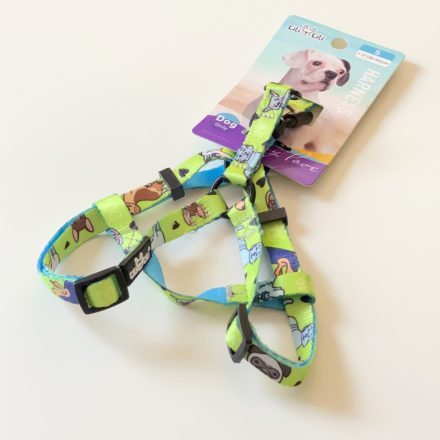 Hám textil - különböző mintákkal - S - 1,5cm x 30-45cm - kék