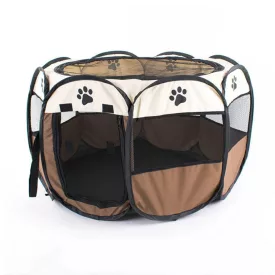 Hordozható kennel és kisállat járóka 71x71x45cm