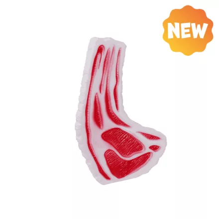 UNIQ PETS KUTYAJÁTÉK SQUEAKIES steak sípolóval 21 cm (UDT0084)