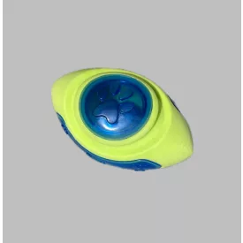 Rögbi labda 15cm, világítós, sípolós - zöld