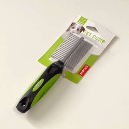 Kétoldalas fésű 20cm - ZÖLD