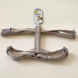   Kutyahám, fényvisszaverő csíkkal - nyak 45-60cm, mellméret 48-75cm - SZÜRKE