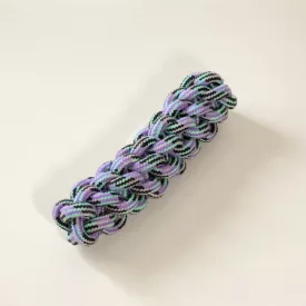 Fonott rágókötél bot - 20cm - LILA