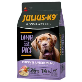 Julius K-9 High Premium Puppy & Junior Hypo Lamb & Rice 3kg
