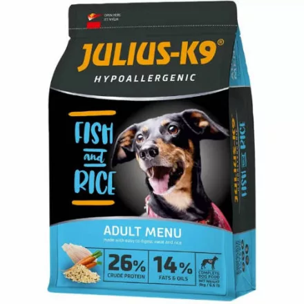 Julius K-9 High Premium Adult Fish & Rice 3kg