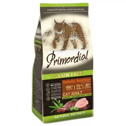 Primordial Grain Free Adult Cat, Duck & Turkey 6kg