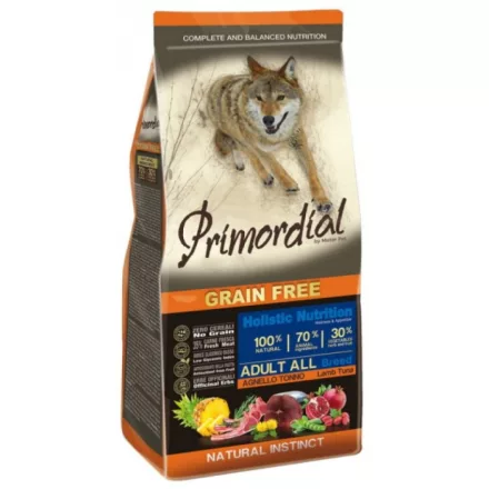 Primordial Grain Free Adult Lamb & Tuna 20kg, 30/19