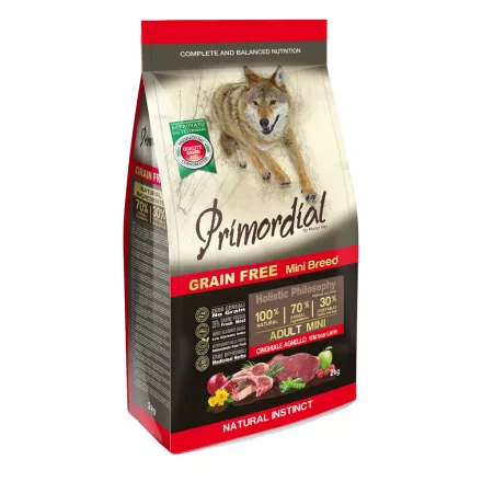 Primordial Grain Free Mini Adult Wild Boar & Lamb 6kg