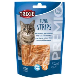   Trixie Premio Tuna Strips - jutalomfalat (tonhal,fehérhal) macskák részére 20g