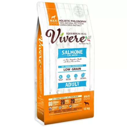Vivere Adult Maxi Salmon & Peas & Brown rice 12kg